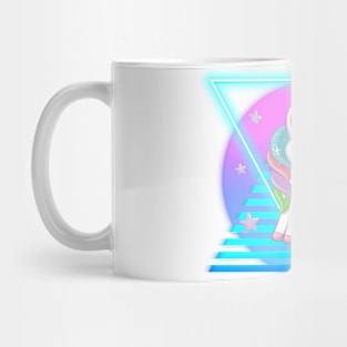 Retro Dreamy Star Unicorn Mug